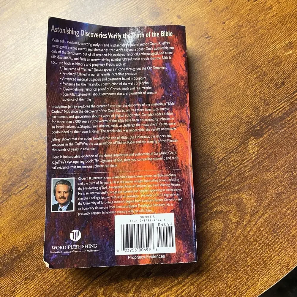Signature of God by Grant R. Jeffrey (1998, Mass Market)
